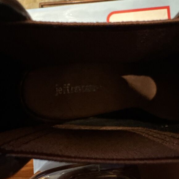 JEFFREY CAMPBELL Size 9 Hurricane Chelsea Waterproof Coffee Ankle Bootie New - Picture 8 of 10